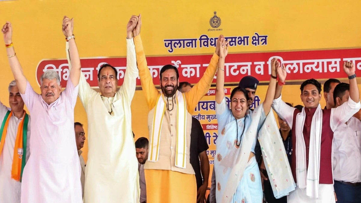 Haryana में मनाया गया Delhi की CM बहन Rekha Gupta का Birthday, 8 Development Projects का Inauguration